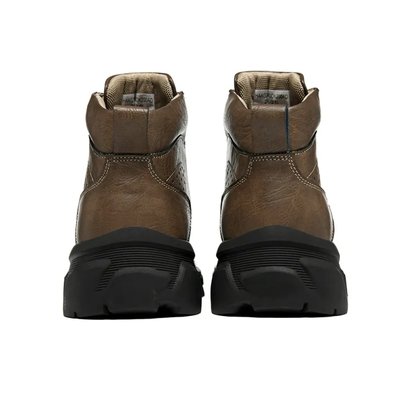 HLA Martin Boots Men Brown, Black-8