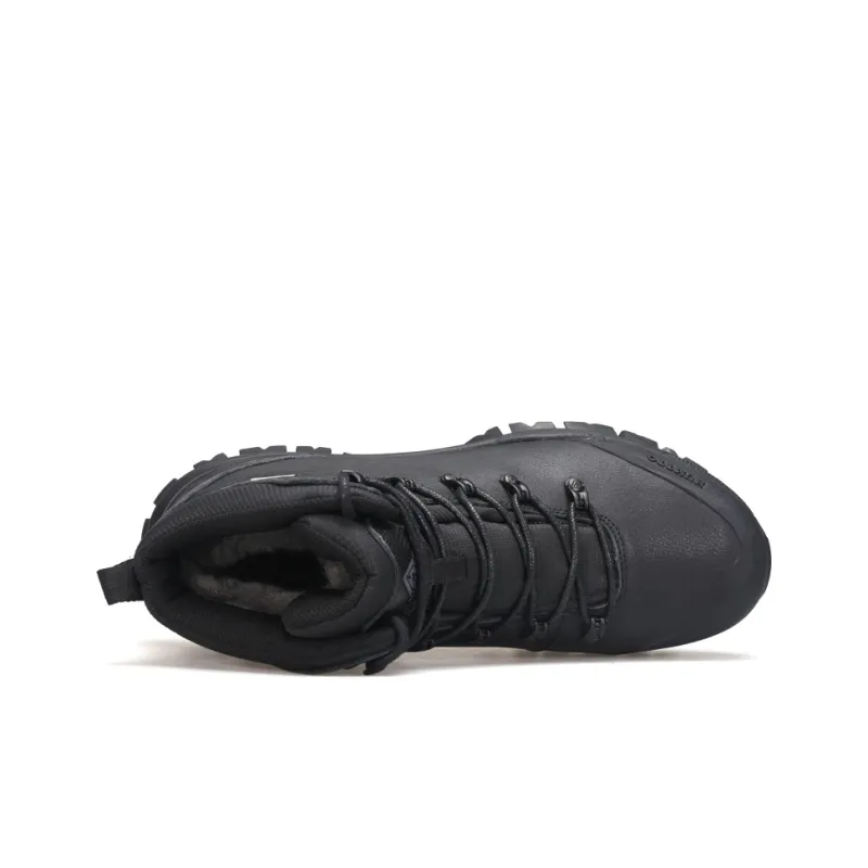 HUMTTO Warm Slip Resistant Cushioning Short Snow Boots Shoes Men's Black-3