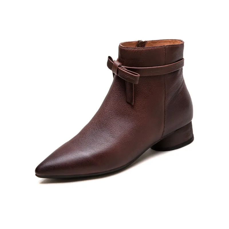 Jay Ankle Boots Women's Coffee/Black-1
