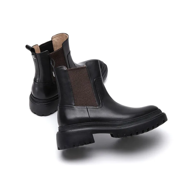Marie Claire Short Chelsea Boots 5cm Women's Midnight Paris Black-2