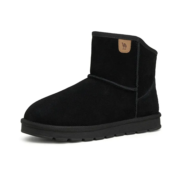 CAMEL Snow Boots Men Black/Yellow/Khaki-8