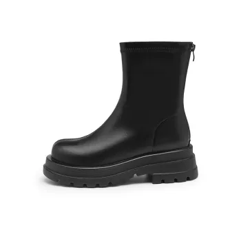 Earl Cat Ankle Boots Women's Black/Ecru
