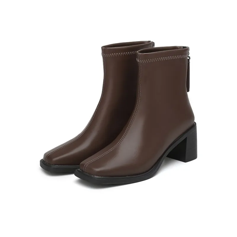Jin Baichuan Ankle Boots 5cm Women's-5