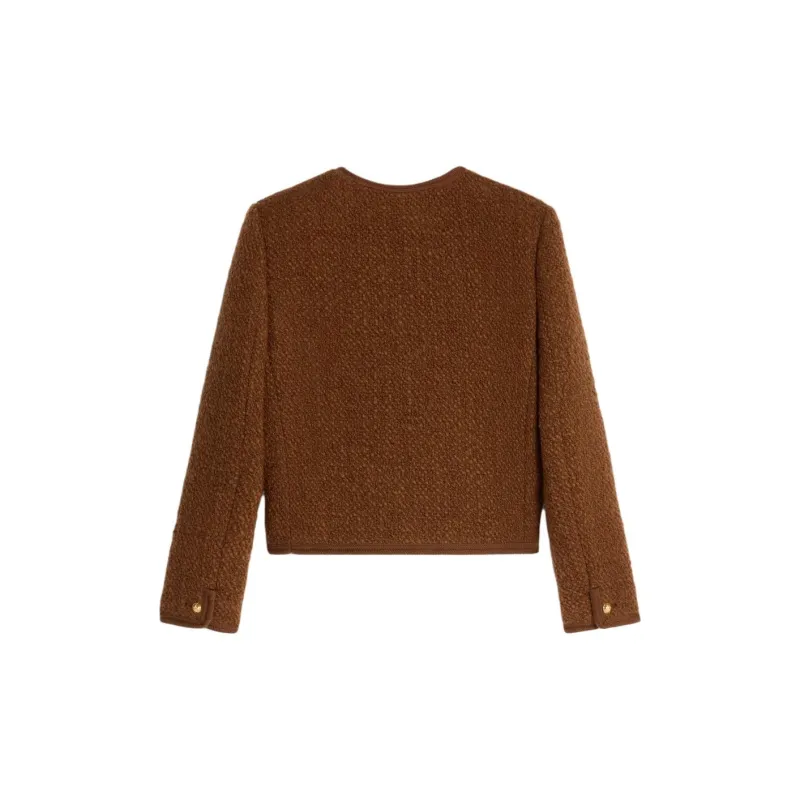 CELINE Chelsea Jacket In Mohair Wool Tweed-1