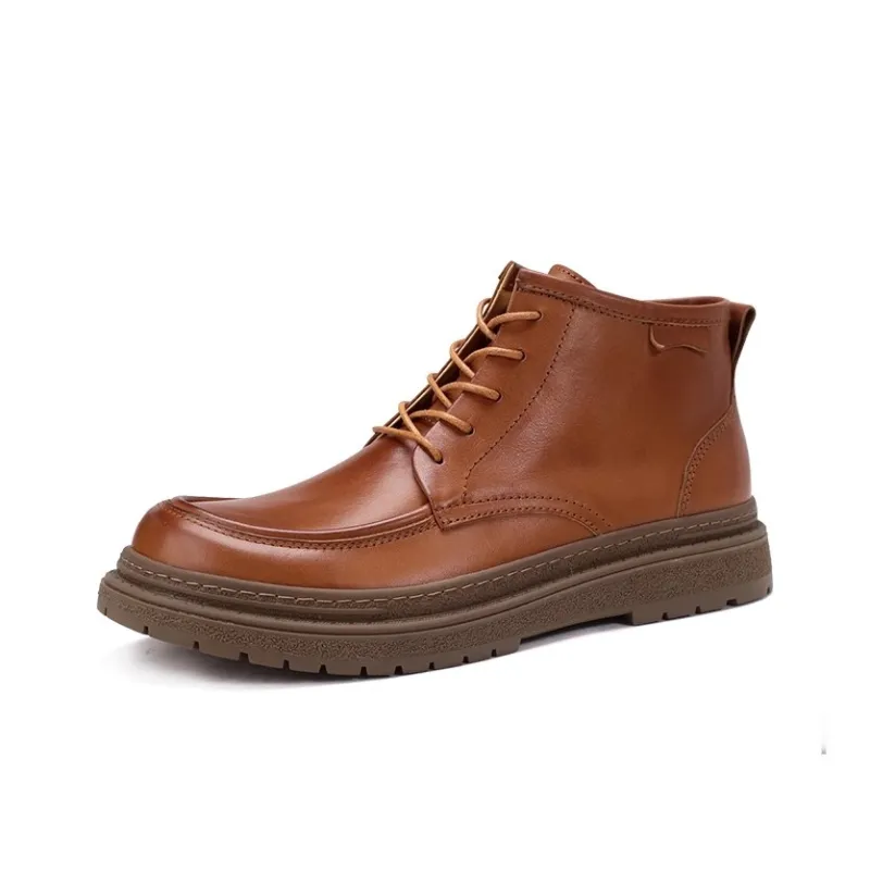 Voguhomme Ankle Boots Men Black-1