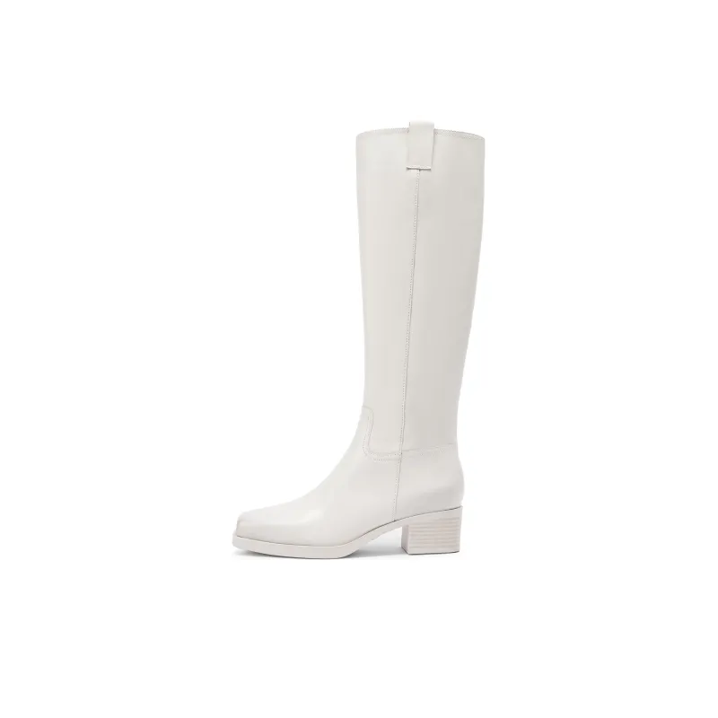 Staccato Wandering Polka Knee high Boots 4.5cm Women's-6