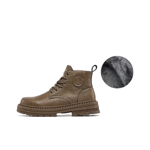 TRUMPPIPE Short Martin Boot Men's Khaki