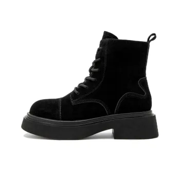 BATA Martin Boots Women's Black/Yellow