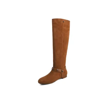 XIAOAJUE Knee high Boots 2cm Women's
