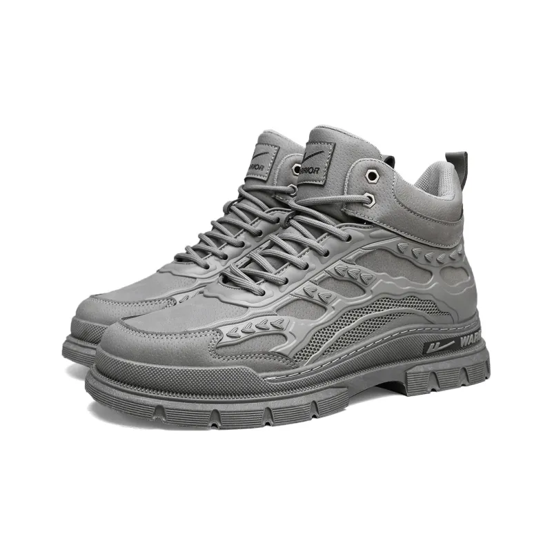 WARRIOR Martin Boots Men Gray-3