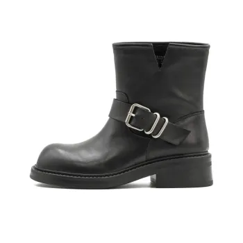 Little Sue British Style Trendy Fall And Winter Streetwear Biker Boots Ankle Boots Women's