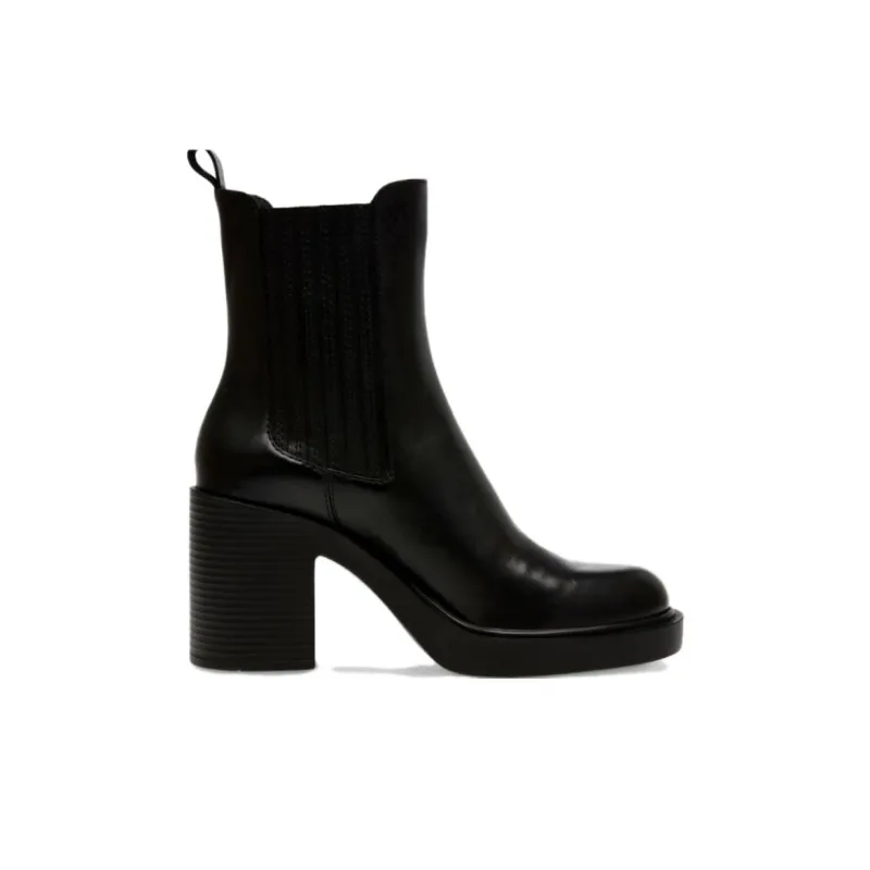 STEVE MADDEN Short Chelsea Boots 8.5cm Women's Black-1