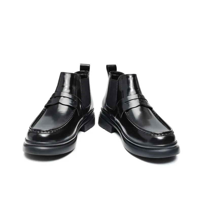 C°BANNER Ankle Length Chelsea Boots Men's Black-3