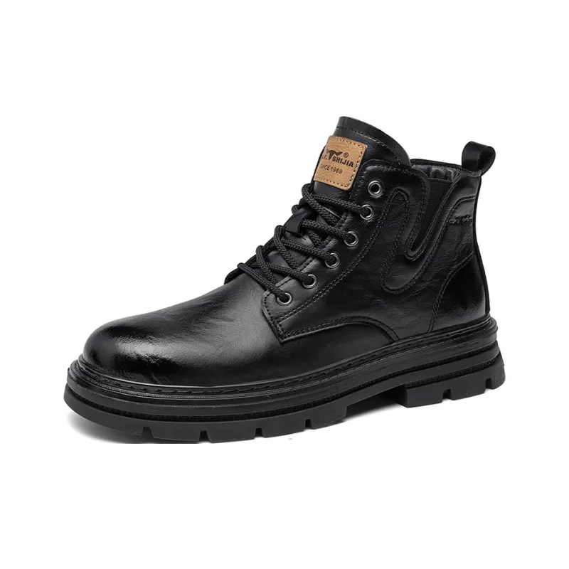 G.N.SHIJIA Ankle Boots 5cm Men's-1