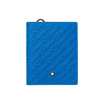 MONTBLANC M_Gram 4810 Cow Leather Wallet Unisex Blue