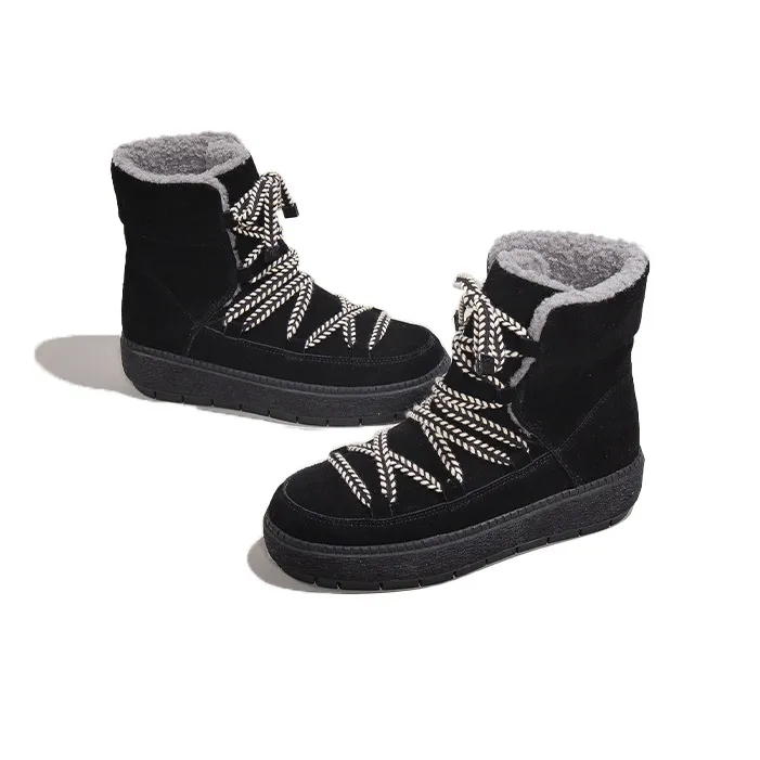 BESTFEEL Warm Slip-Resistant Short Snow Boots Women's-2