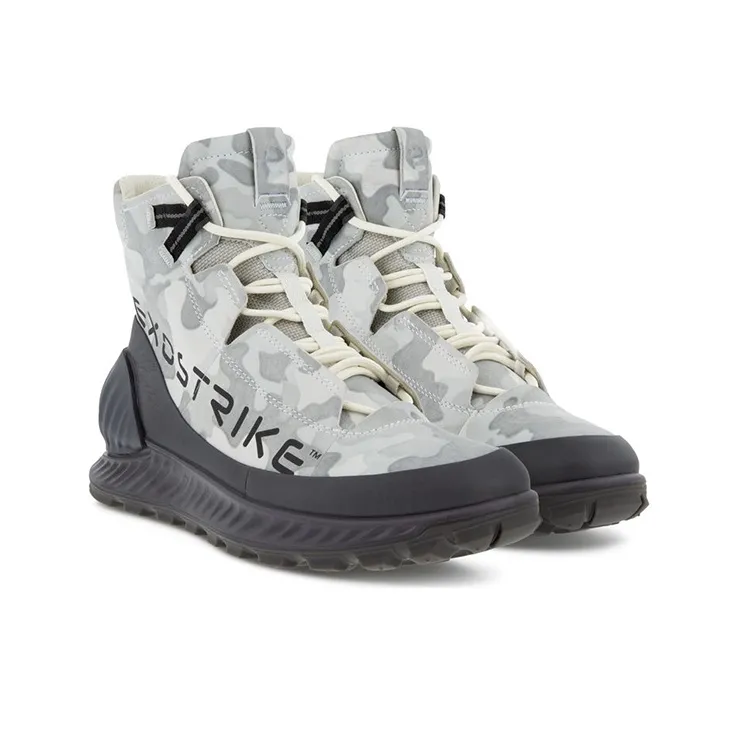 Ecco Ankle Boots Men Gray/Black-2
