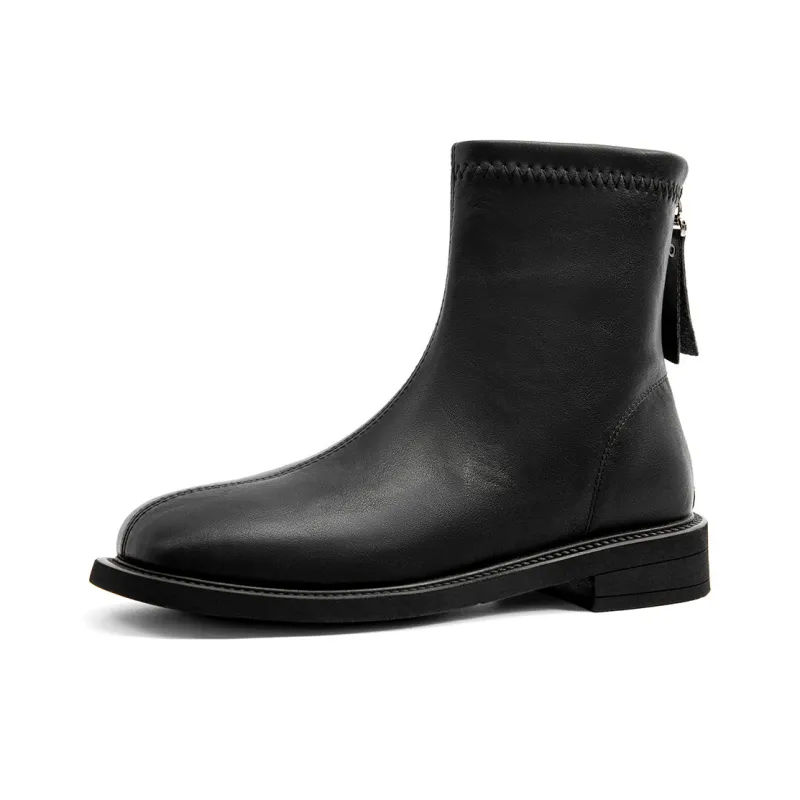 OMS Ankle Boots Women's Black/Brown-0