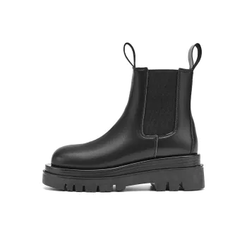 EBLAN Ankle Length Chelsea Boots Women's Black