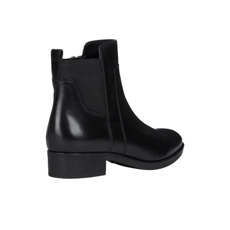 GEOX Short Chelsea Boots 3.5cm Women's Black-4