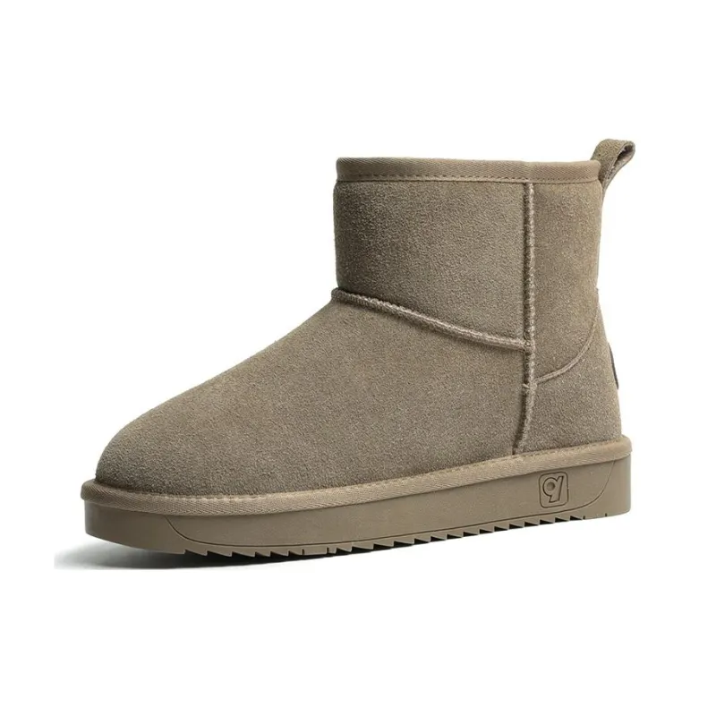 GIGIRYO Warm Wear-Resistant Slip-Resistant Short Snow Boots Women's-2