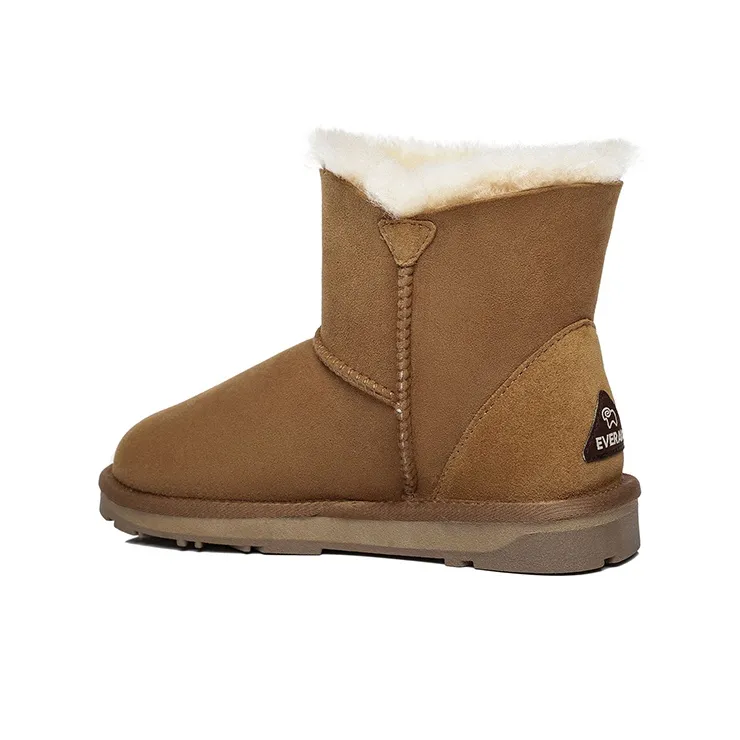 EVERAU Snow Boots Women's Chestnut-1