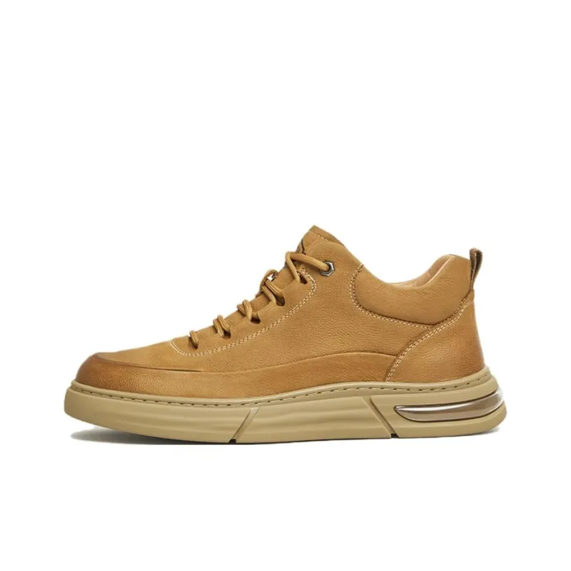 TATA Ankle Boots Men Solid Color-19