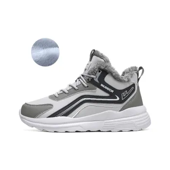 Warrior Insulated Shoes Athletic Shoes Warm Height Increasing Wear Resistant Slip Resistant Snow Boots Unisex
