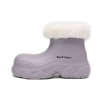 Road Mate Water Resistant Cushioning Slip Resistant Rain Boots Women's Purple