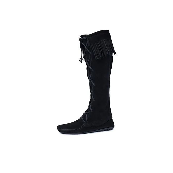 MINNETONKA Knee-high Boots Women's Black-0