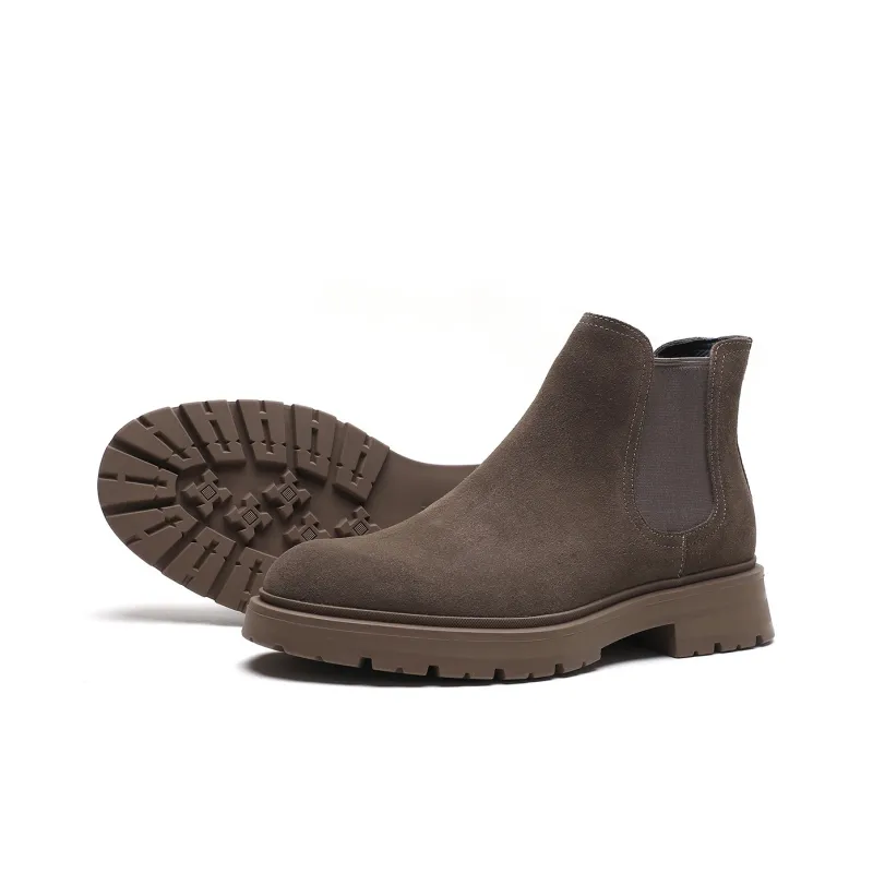 ELLE HOMME Chelsea Boots Men's Camel-2