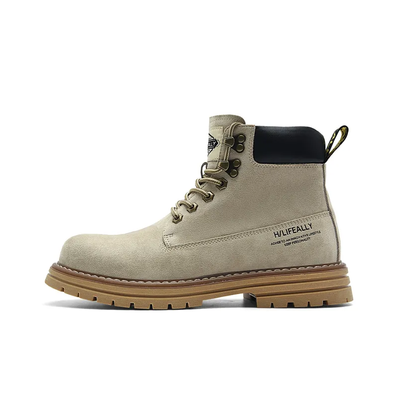HLA Short Martin Boot 3.5cm Men's-10