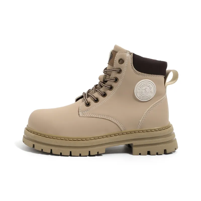 HUANQIU Martin Boots Women's Ginger Yellow-10