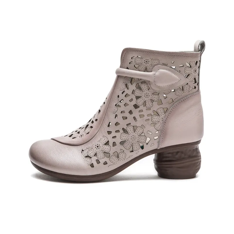 Jay Ankle Boots Women's Brown/Beige/Black-4