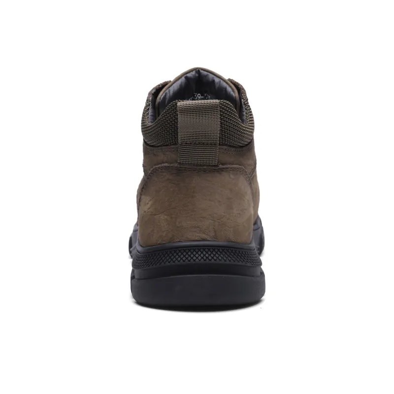 Strongman 3515 Men's Shoes Winter Warm Full Wool Outdoor Hiking Shoes Slip-Resistant Insulated Shoe-14