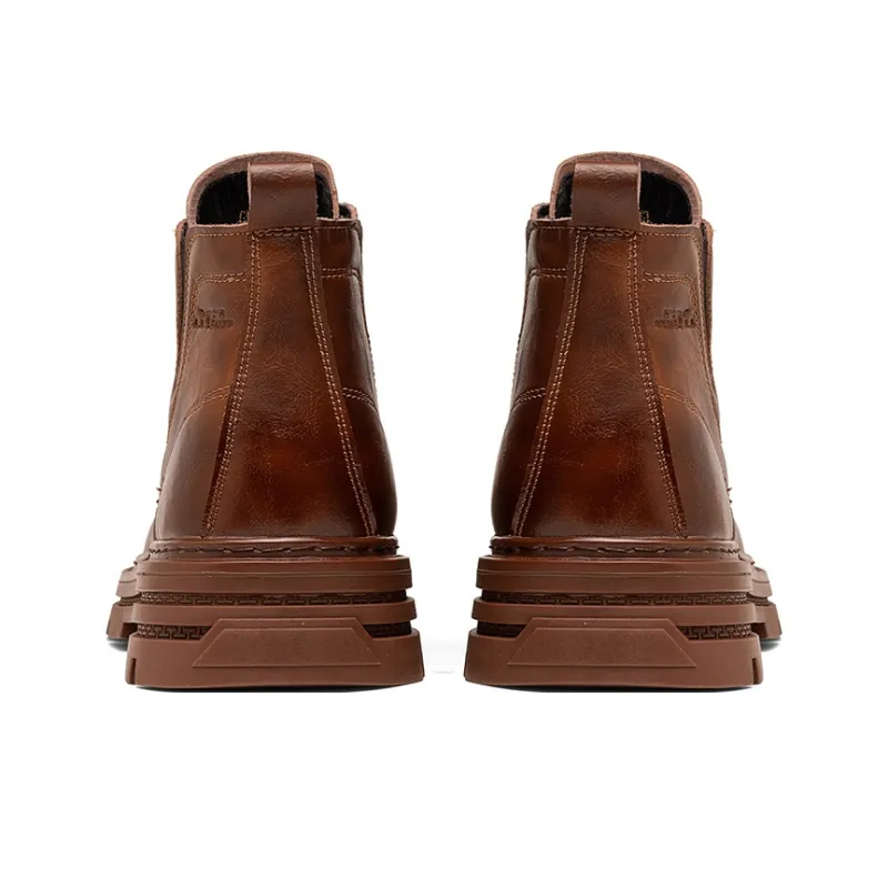 G.N.SHIJIA Ankle Boots 5cm Men's-10