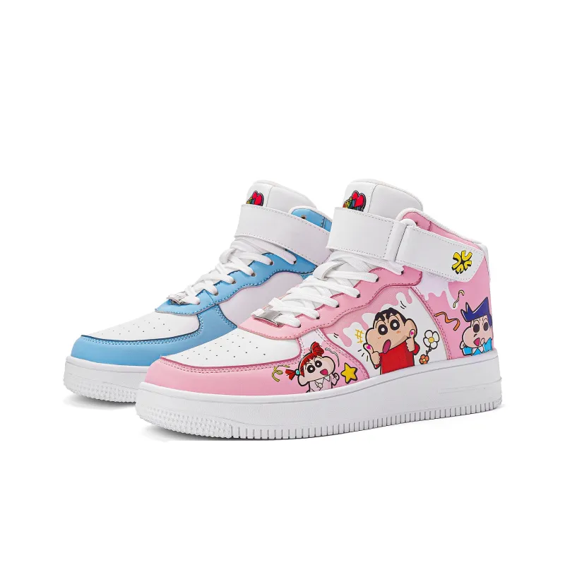 Crayon Shinchan High-Top Vintage Basketball Shoes Unisex Box-28