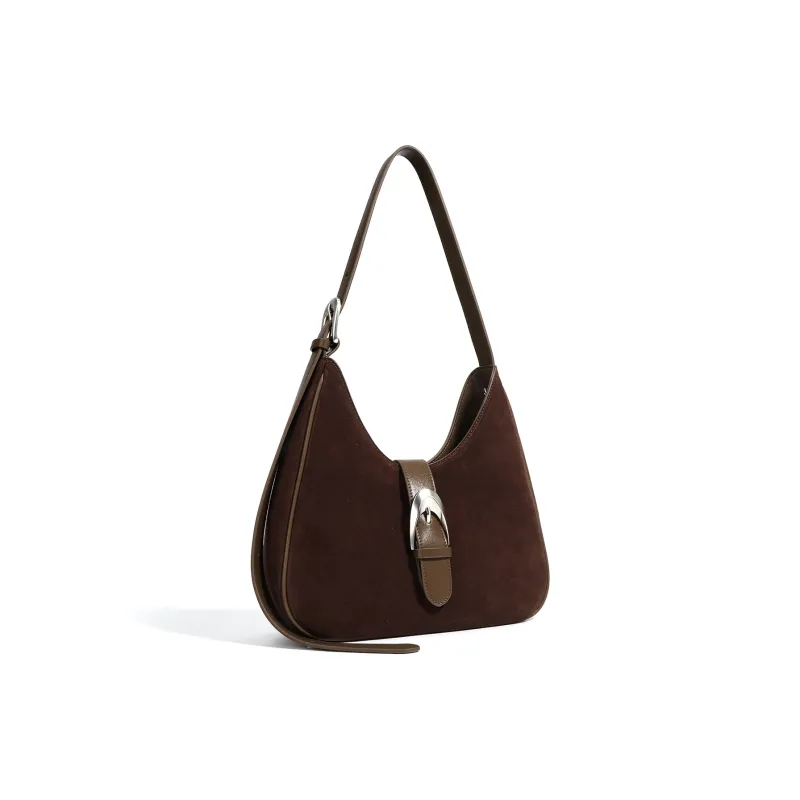 COURONNE Matte Cow Leather Shoulder Bag Regular Women's Multicolor-10