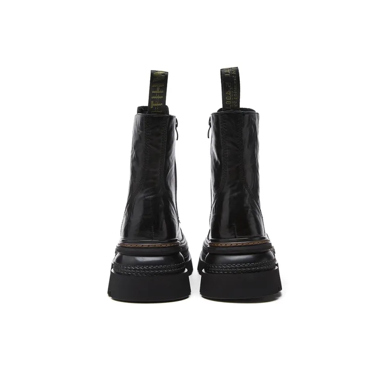 LONSDALE Knee High Martin Boot Women's Black-1