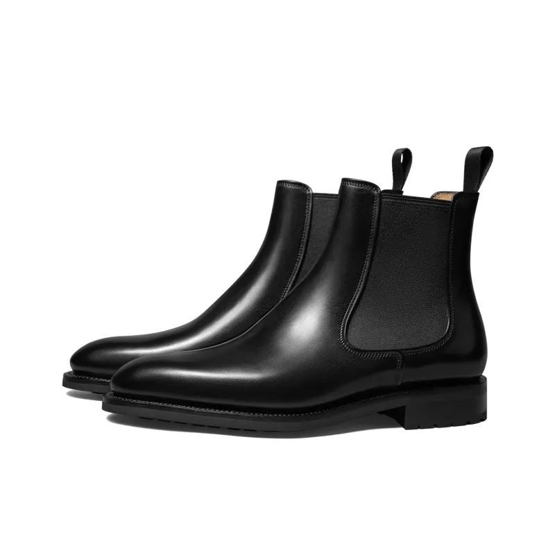 THOM WILLS Chelsea Boots Men's Black-1