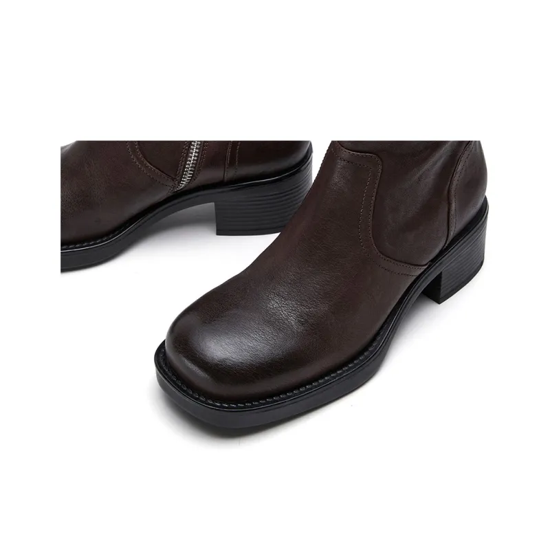 Marie Claire Ankle Boots 5CM Women's Brown-2