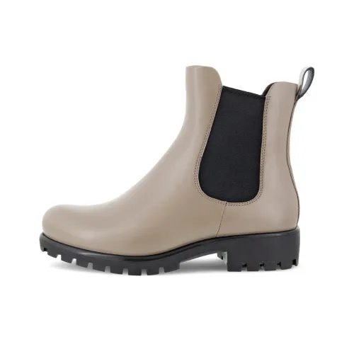 Ecco Modtray Modern Collection Short Chelsea Boots Women's Taupe