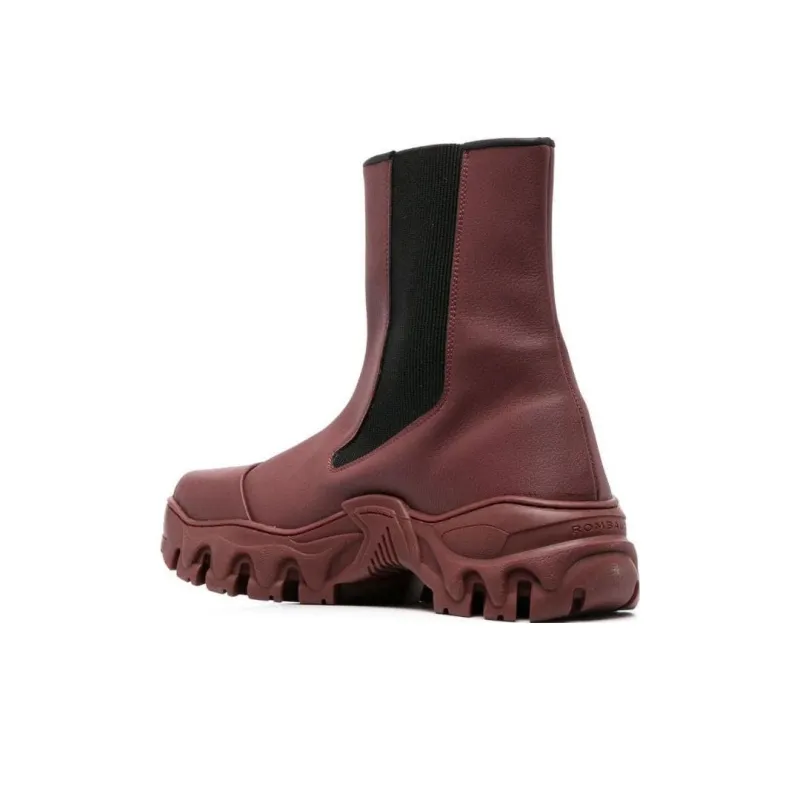ROMBAUT Boccaccio Short Chelsea Boots Unisex Brown Red-2