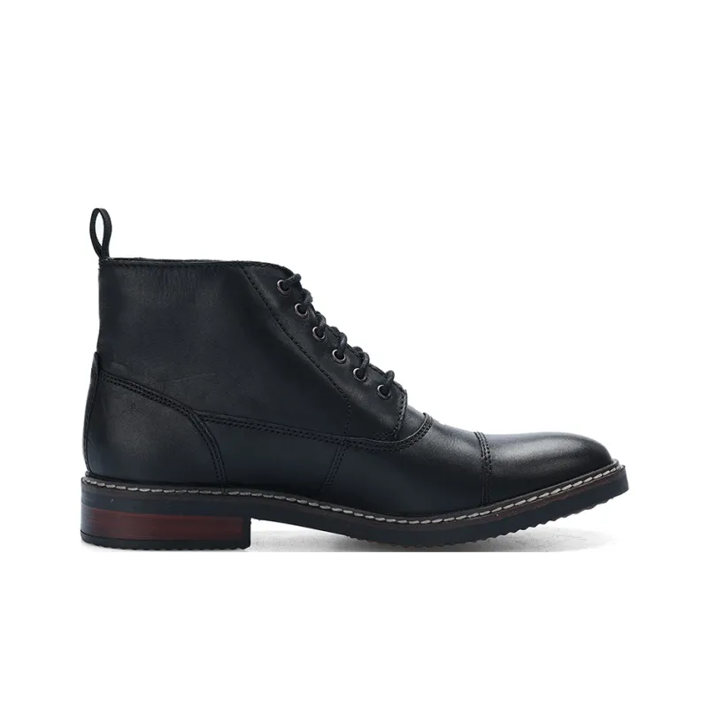Clarks Warm Water Resistant And Wear Resistant Ankle Length Outdoor Boots Men's Black-1
