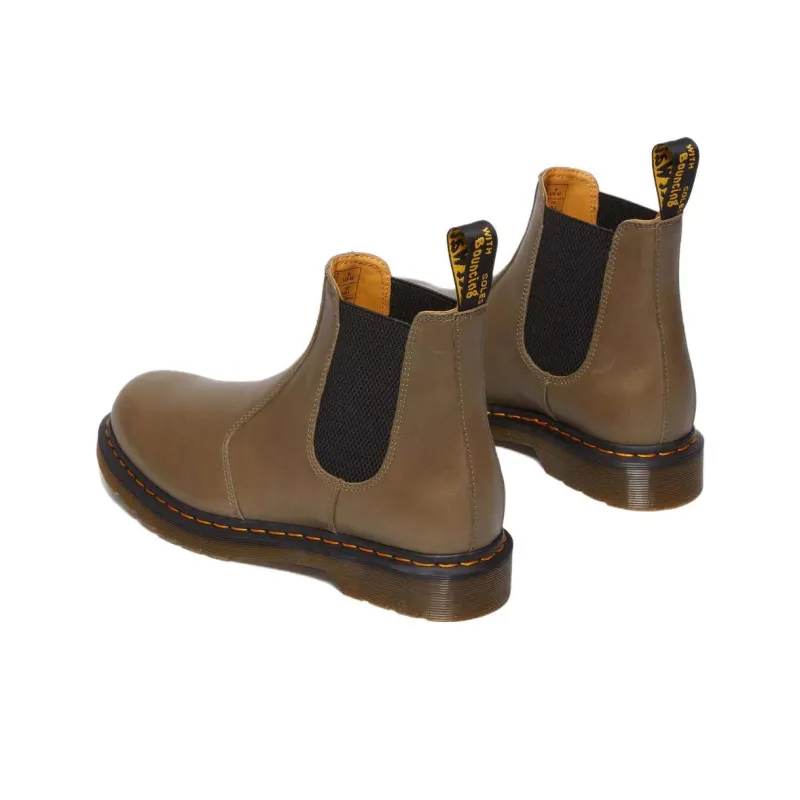 Dr.Martens 2976 Carrara Leather Chelsea Boots 'Olive'-4