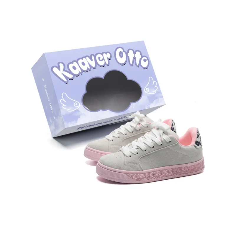 KAAVER OTTO Slip Resistant, Abrasion Resistant, Lightweight, Breathable Low Top Skateboard Shoes Women's Box-6