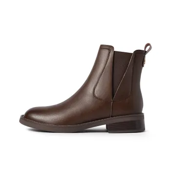 Reemoor Short Chelsea Boots 3.5CM Women's Brown