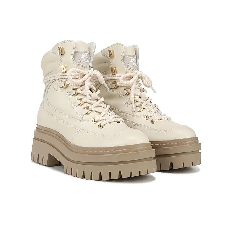 SAM EDELMAN KACE Short Martin Boot 5.5cm Women's Ecru-3