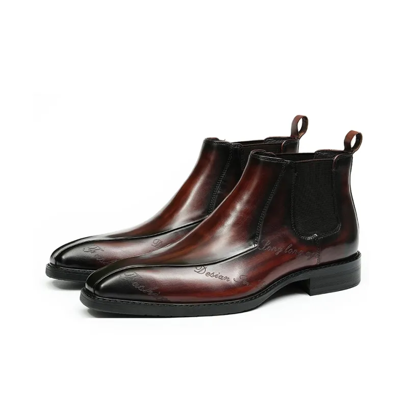 ASTON M.JAZZ Short Chelsea Boots Men's-11