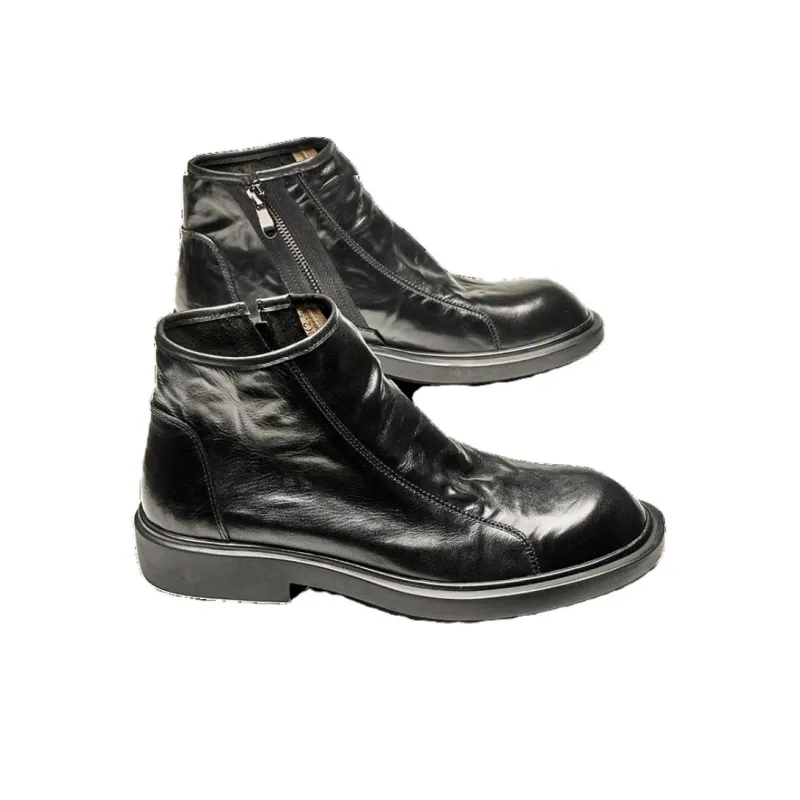 LEYGMENLG Ankle Boots Men's Black-7